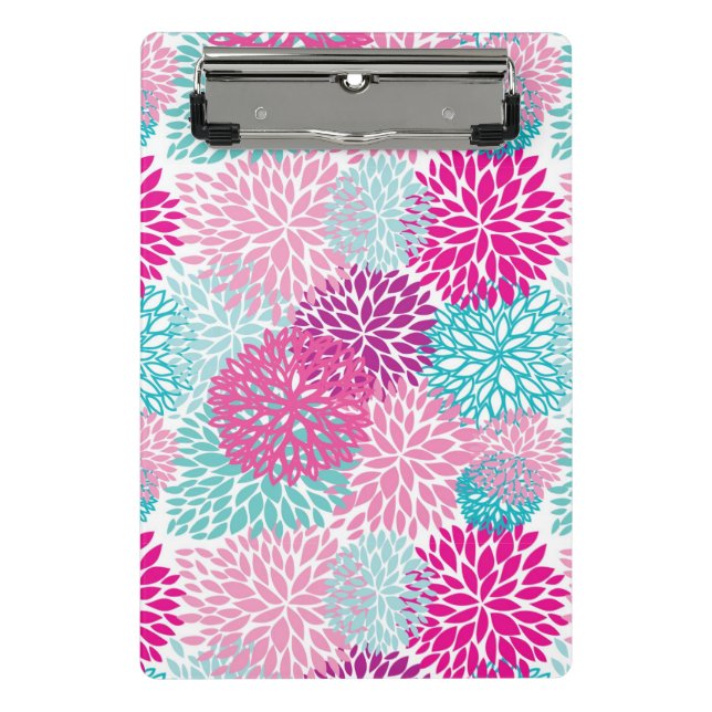 Mini Porte-bloc Motif floral lumineux 2 (Devant)