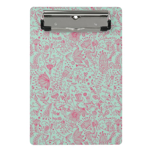 Mini Porte-bloc Motif floral mignon d'été (Devant)
