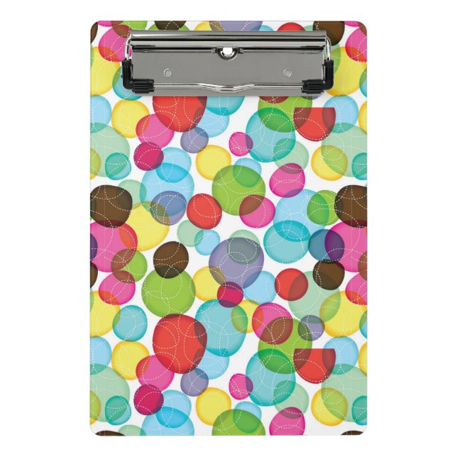 Mini Porte-bloc Motif rond 2 d'enfants de bulles (Devant)