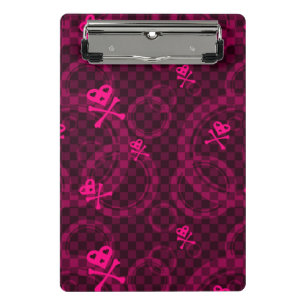 Mini Porte-bloc Motif rose d'Emo avec des cercles