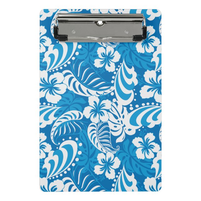 Mini Porte-bloc Motif tropical de ketmie (Devant)