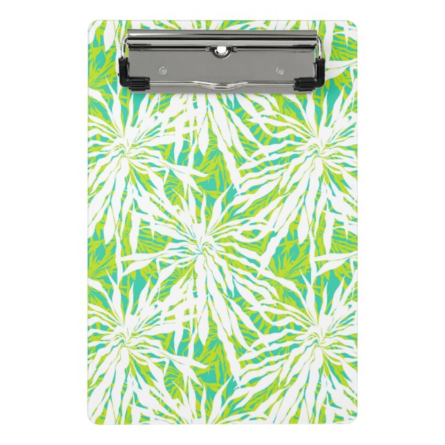 Mini Porte-bloc Motif tropical de palmettes (Devant)