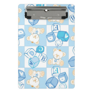 Mini Porte-bloc Motif vérifié d'ours de nounours
