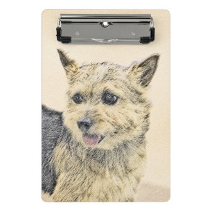 Mini Porte-bloc Norwich Terrier Peinture - Cute Original Chien Art