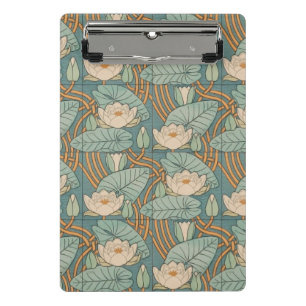 Mini Porte-bloc Nymphéas Art Nouveau Naturel