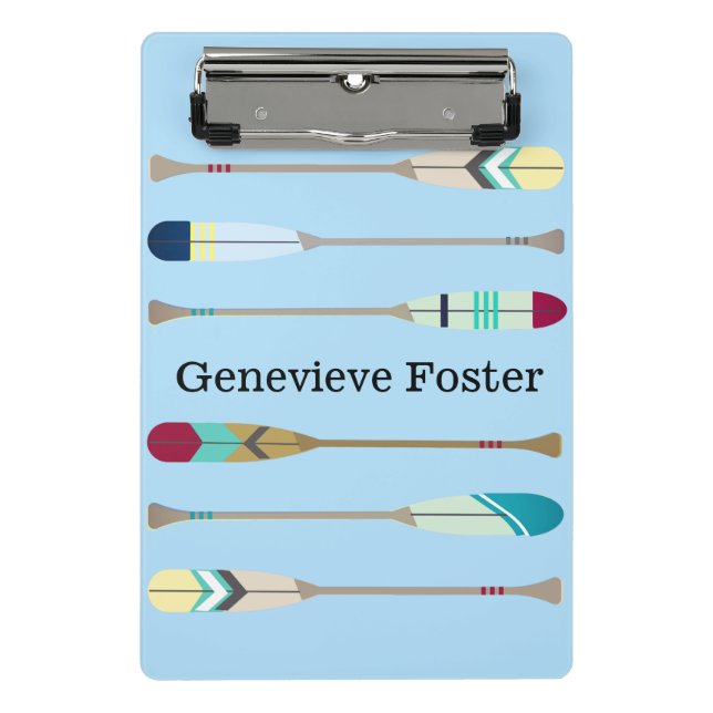 Mini Porte-bloc Oars de style vintage (Devant)