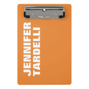 Mini Porte-bloc Orange Bold minimaliste moderne élégant profession