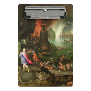 Mini Porte-bloc Orphée avec une harpe jouant à Pluton