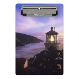 Mini Porte-bloc OU, côte de l'Oregon, phare de Heceta Head sur