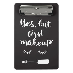 Mini Porte-bloc Oui mais premier maquillage