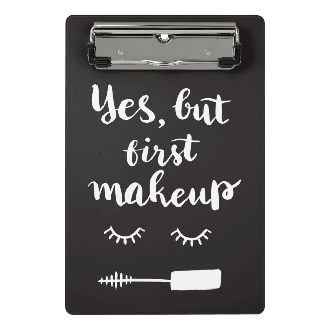 Mini Porte-bloc Oui mais premier maquillage (Devant)