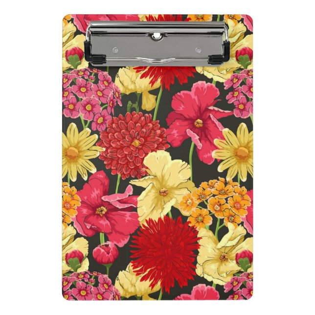 Mini Porte-bloc Papier peint floral dans le style d'aquarelle (Devant)