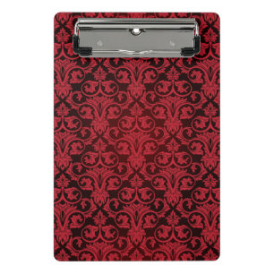 Mini Porte-bloc Papier peint rouge 2