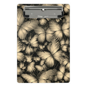 Mini Porte-bloc Papillons d'or