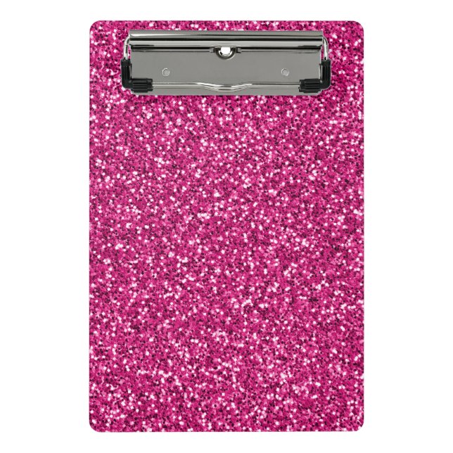 Mini Porte-bloc Parties scintillant rose Smitten (Devant)