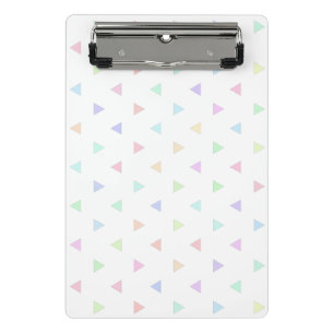 Mini Porte-bloc Pastel Triangles Motif Multicolor