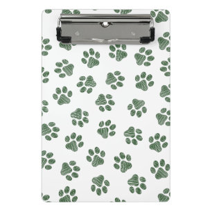 Mini Porte-bloc Patrouilles de Doodle, Paws de Chien, Paws Vertes
