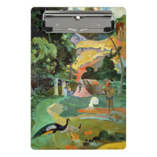 Mini Porte-bloc Paul Gauguin   Matamoe ou, paysage avec des paons