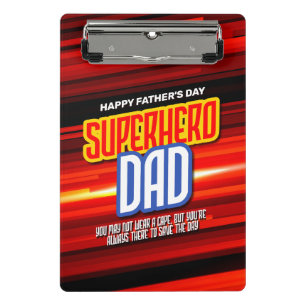 Mini Porte-bloc Personnaliser SuperHero Papa