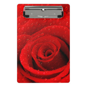 Mini Porte-bloc Photo d'arrière - plan de rose rouge