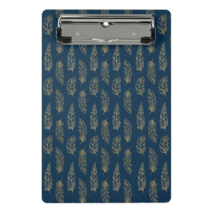 Mini Porte-bloc Plumes motif