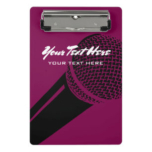 Mini Porte-bloc Podcasting et vlogging personnalisés