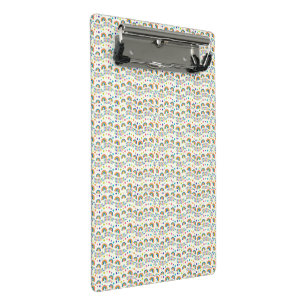 Mini Porte-bloc Porte-bloc-notes présentant un motif répétitif col