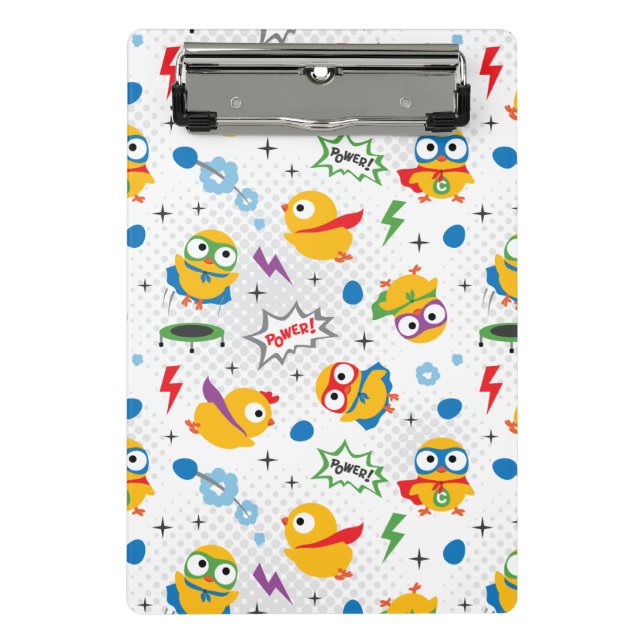 Mini Porte-bloc Poulet de superhéros (Devant)