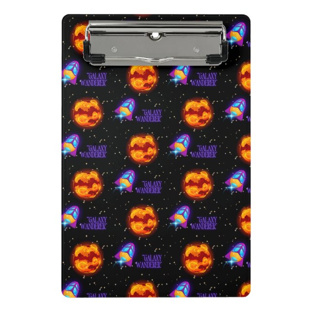 Mini Porte-bloc Poussette isolée à lave-galaxie (Devant)