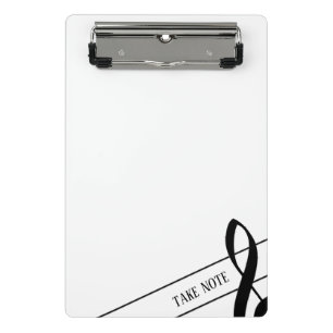 Mini Porte-bloc Prenez note Treble Clef Mini Porte - bloc