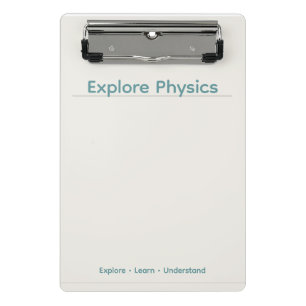 Mini Porte-bloc Presse-papiers de physique – Conception minimale