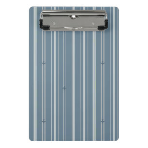 Mini Porte-bloc Rayures de flux jet en bleu colonial