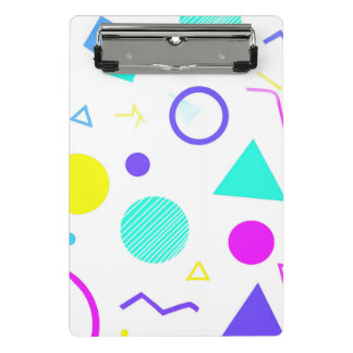Mini Porte-bloc Retro 80s Memphis Geometric Pattern