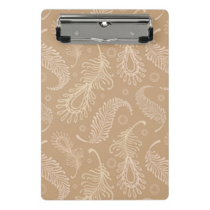 Mini Porte-bloc Rétro-feater-pâle-motif