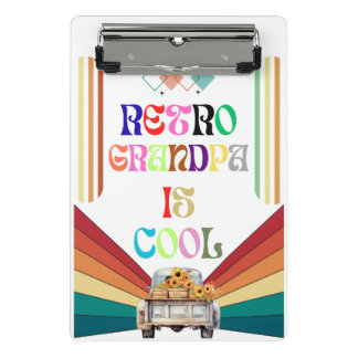 Mini Porte-bloc Retro Grand-père est Cool