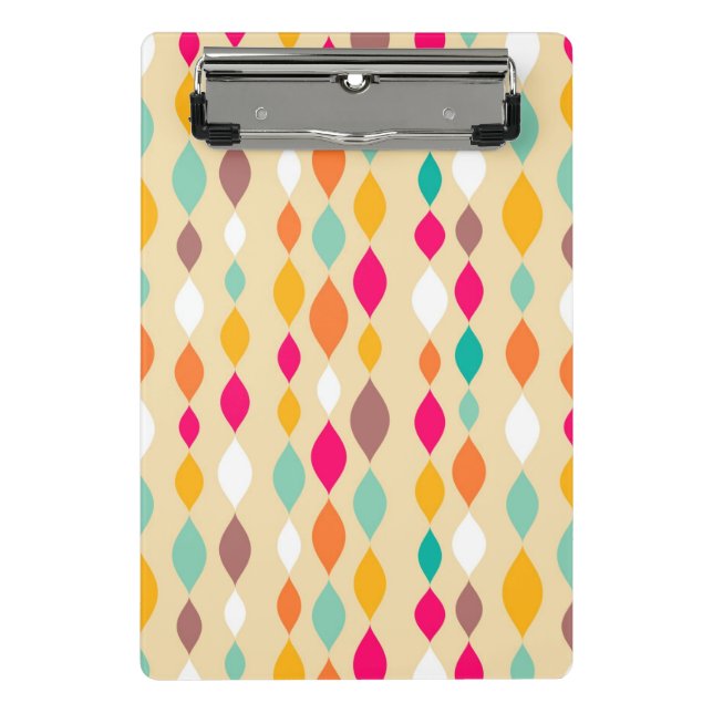 Mini Porte-bloc Rétro motif d'abrégé sur style (Devant)