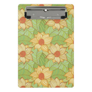 Mini Porte-bloc Rétro motif de magnolia
