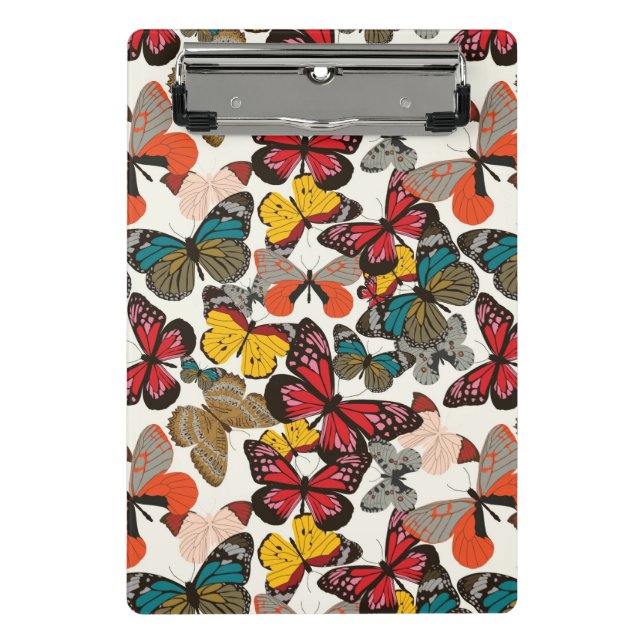 Mini Porte-bloc Rétro motif floral (Devant)