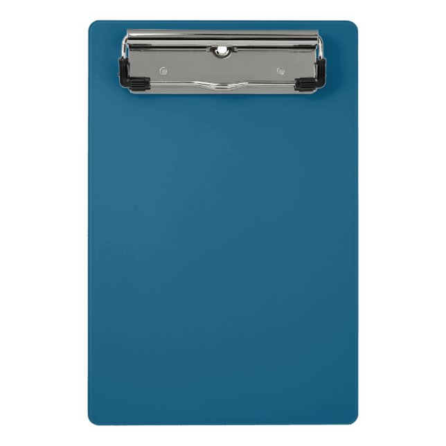 Mini Porte-bloc Sapphire bleu simple couleur solide (Devant)
