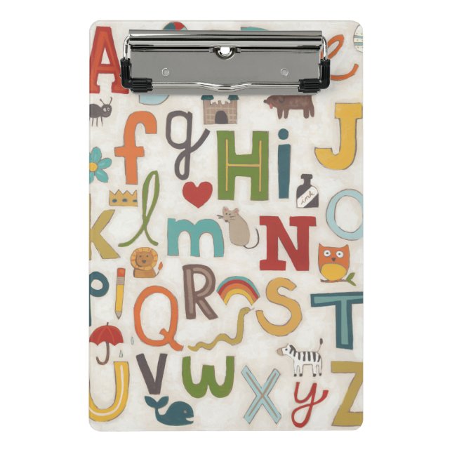 Mini Porte-bloc Soupe Alphabet (Devant)