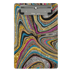 Mini Porte-bloc Sparkle Glam scintillante girly marbre art