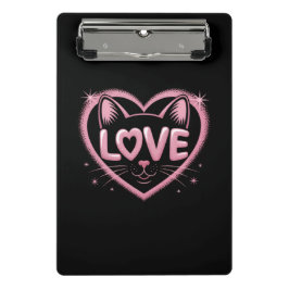 Mini Porte-bloc Sparkling Cat Love