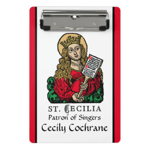 Mini Porte-bloc St. Cecilia avec Hymn Board (Nuremberg)