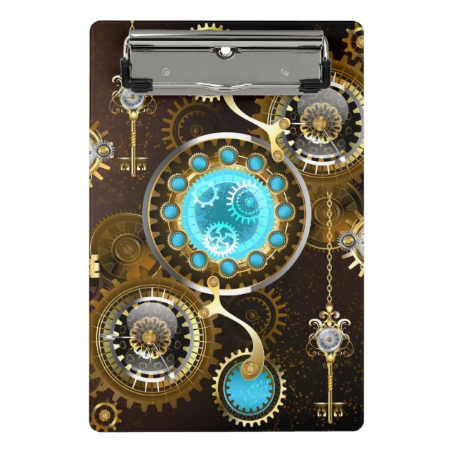 Mini Porte-bloc Steampunk Rusty Background (Devant)