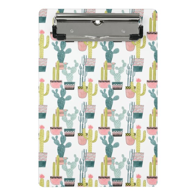 Mini Porte-bloc Taco à propos d'amour | Motif Cactus (Devant)