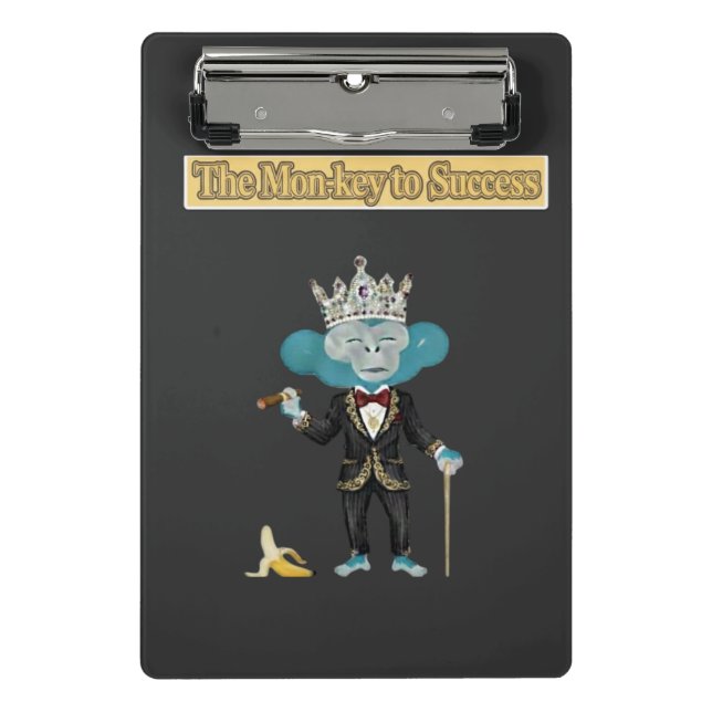 Mini Porte-bloc The Mon-Key to success (Devant)