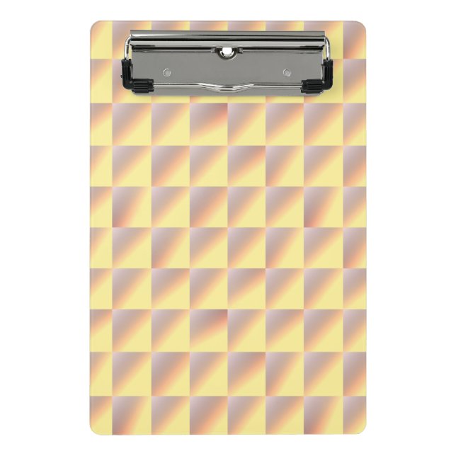 Mini Porte-bloc Tone-on-tone squares. (Devant)