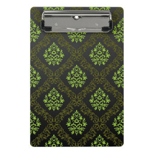 Mini Porte-bloc Vert floral de papier peint