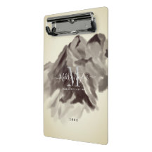 Vintage Aquarelle Monogramme