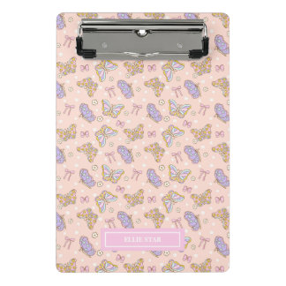 Mini Porte-bloc Whimsical Butterfly Girl Personnalisée